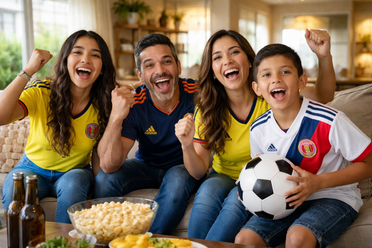 Familia colombiana Copa del Mundo 2026